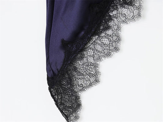 Vestido satinado “Midnight Elegance” - Lovelys