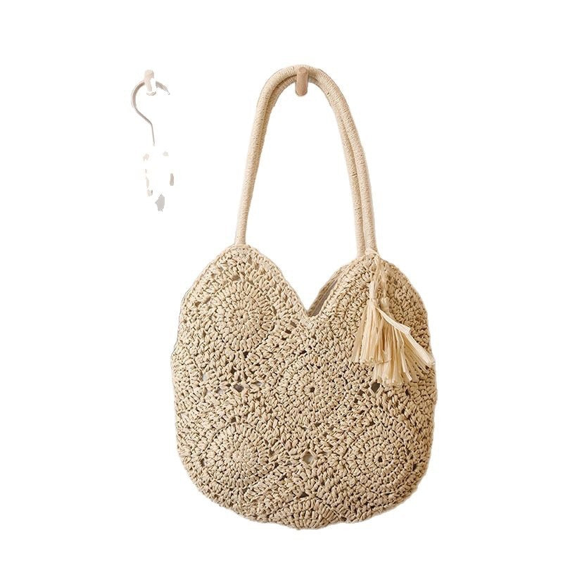 Bolso Rafia Flecos