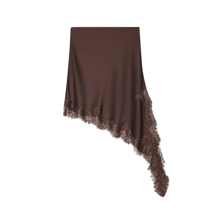 Falda Midi Satinada