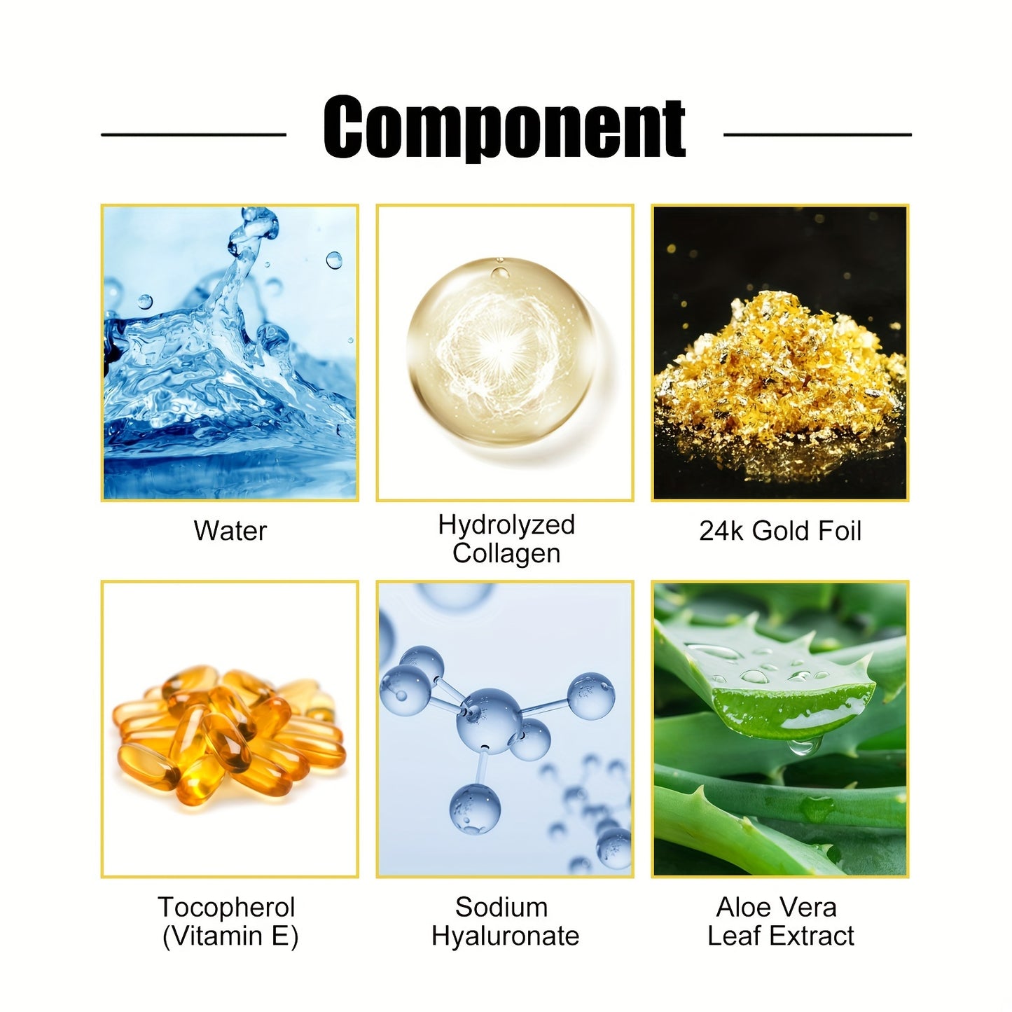 Revitaliza tu mirada con estas mascarillas de colágeno doradas, ideales para reducir ojeras y bolsas. - Lovelys