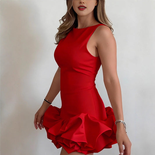 Vestido Ruffle Bloom Elegance