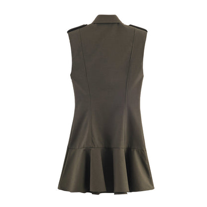 Vestido “Military Chic” con botones - Lovelys