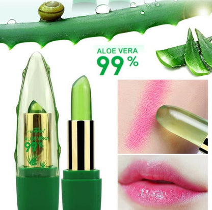 Brillo de labios con aloe vera 99%