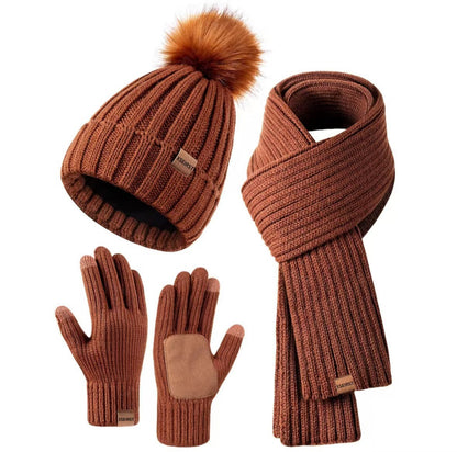 Conjunto Winter Cozy – Gorro, Bufanda y Guantes
