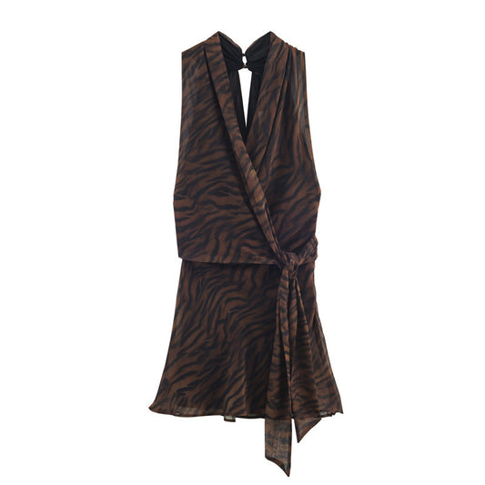 Vestido animal print “Wild Elegance” - Lovelys