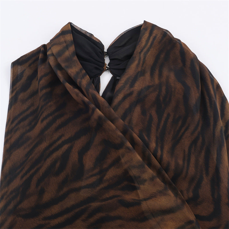 Vestido animal print “Wild Elegance” - Lovelys