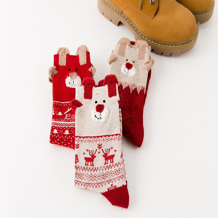 Santa Claus Christmas Socks