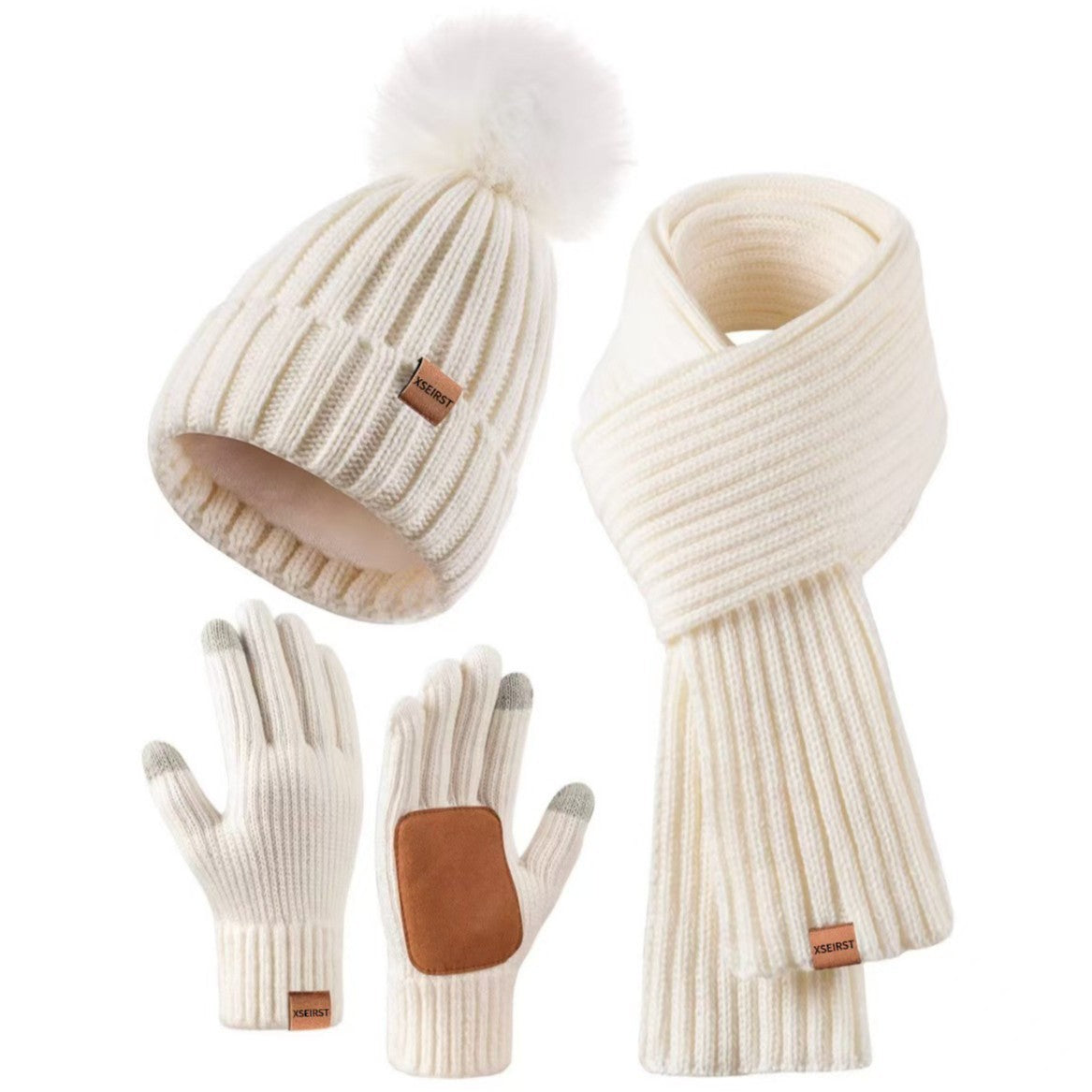 Conjunto Winter Cozy – Gorro, Bufanda y Guantes