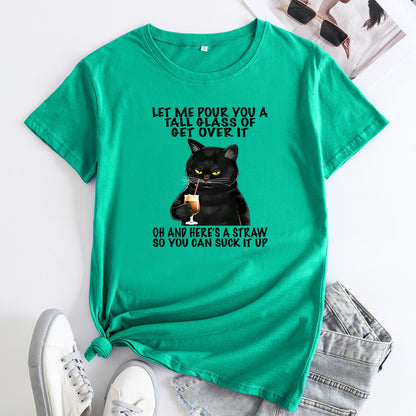 Camiseta estampado gato - Lovelys