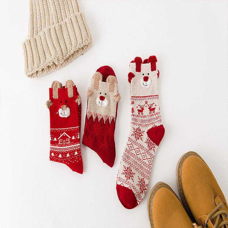 Santa Claus Christmas Socks