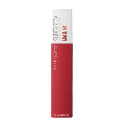 Halloween Kiss: Maybelline SuperStay Matte Ink 20 Pioneer rojo