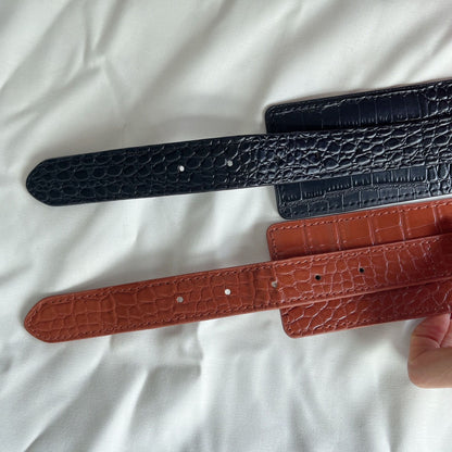 Cinturón Elástico “Lovely Shape” | Cinturón ancho con hebilla decorativa - Lovelys