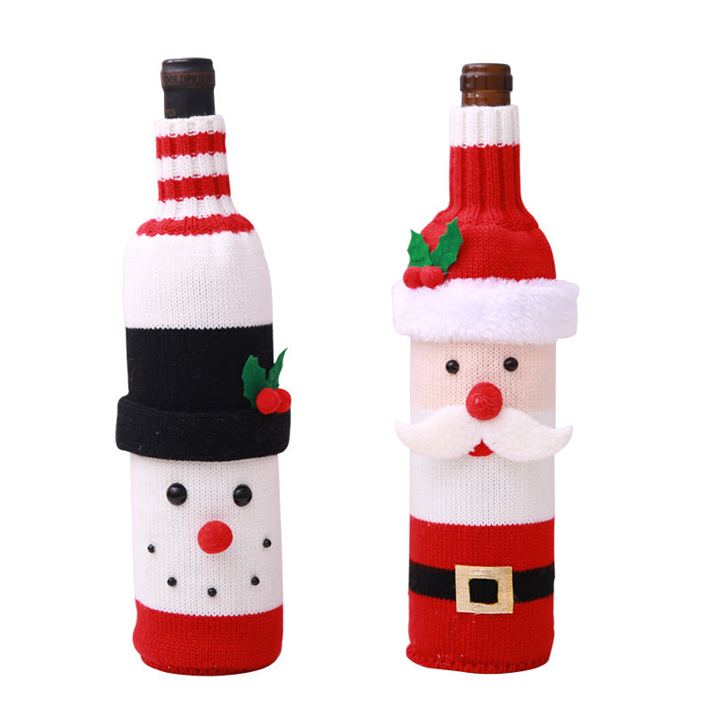 FUNDAS DE BOTELLA NAVIDEÑAS
