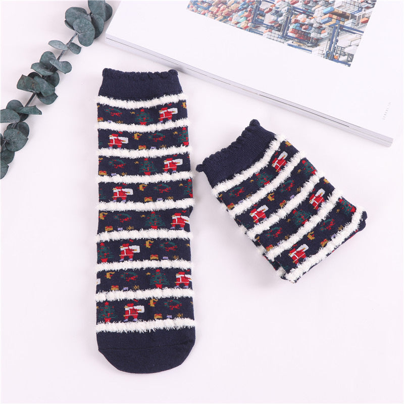 Santa Claus Christmas Socks