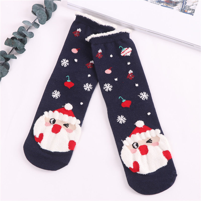 Santa Claus Christmas Socks