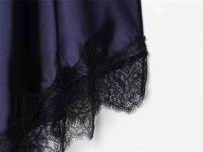 Vestido satinado “Midnight Elegance” - Lovelys