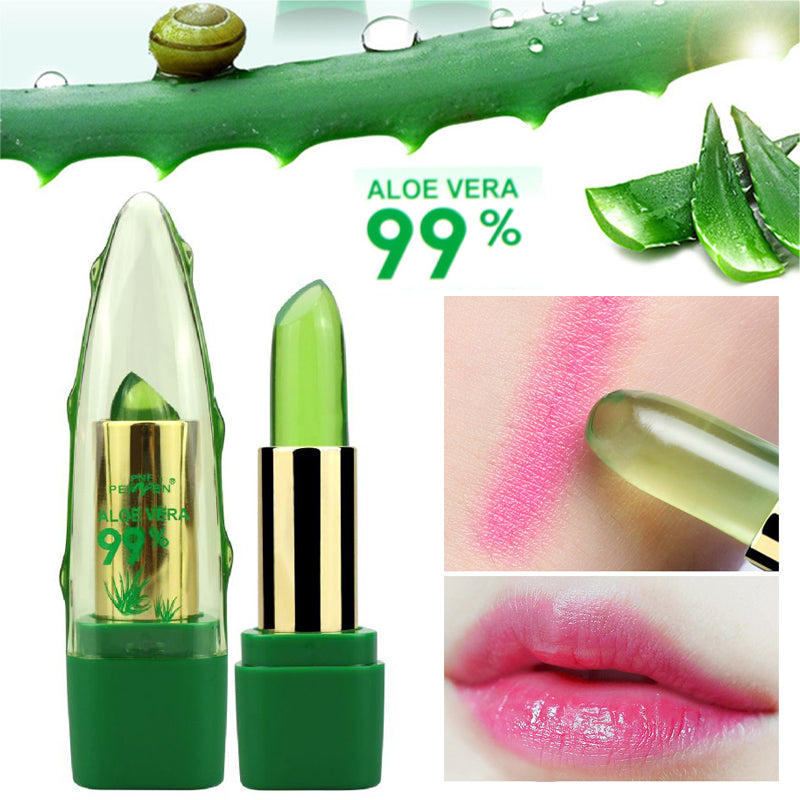 Brillo de labios con aloe vera 99%