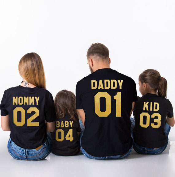 Camiseta de manga corta para familias - Lovelys