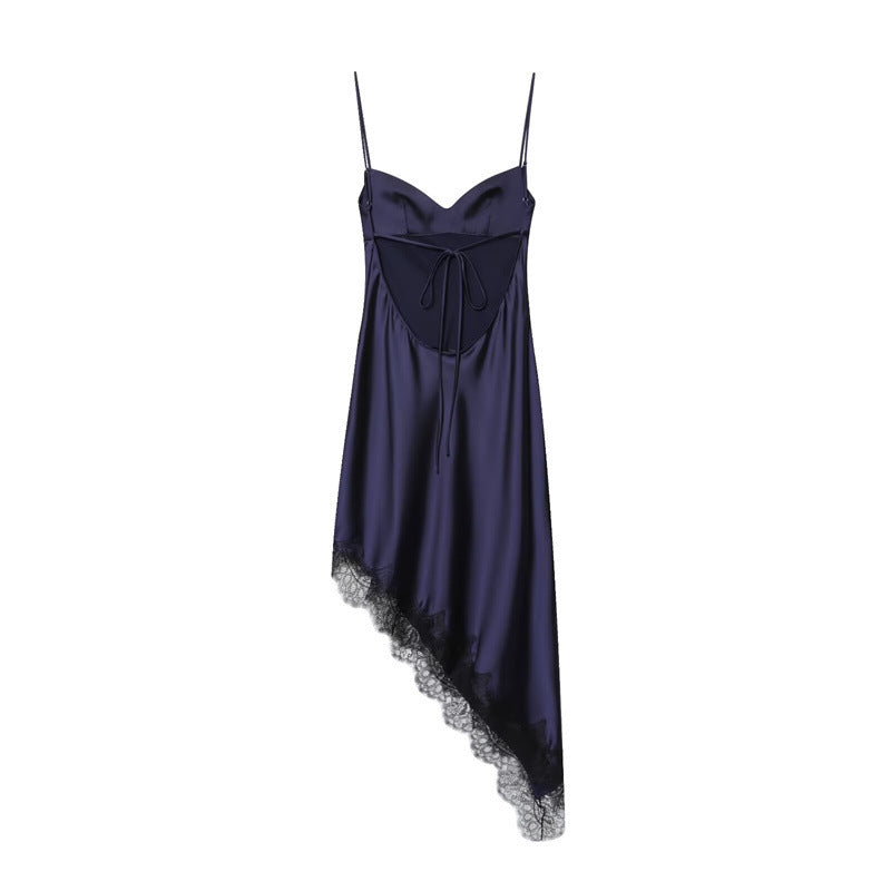 Vestido satinado “Midnight Elegance” - Lovelys