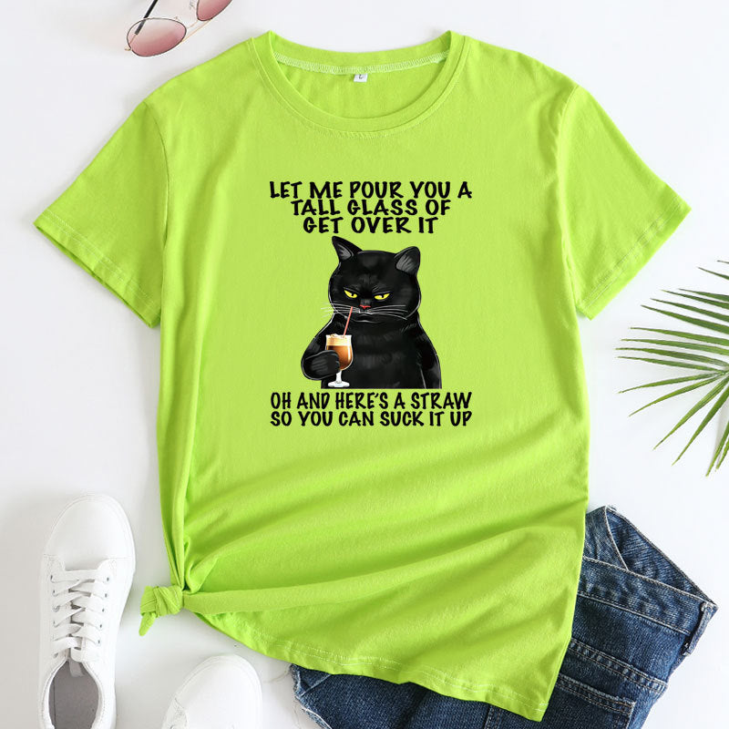 Camiseta estampado gato - Lovelys