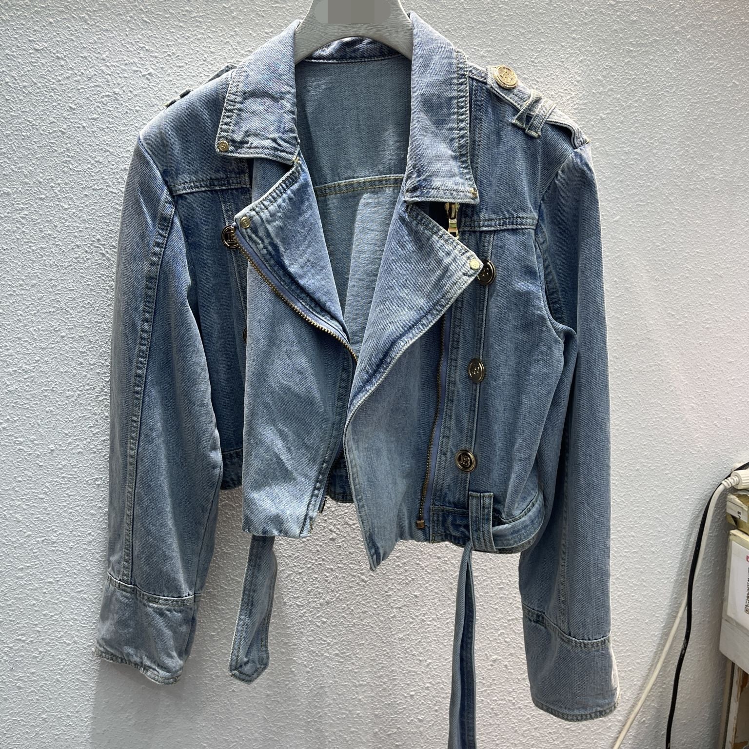 Cazadora Denim Botones - Lovelys