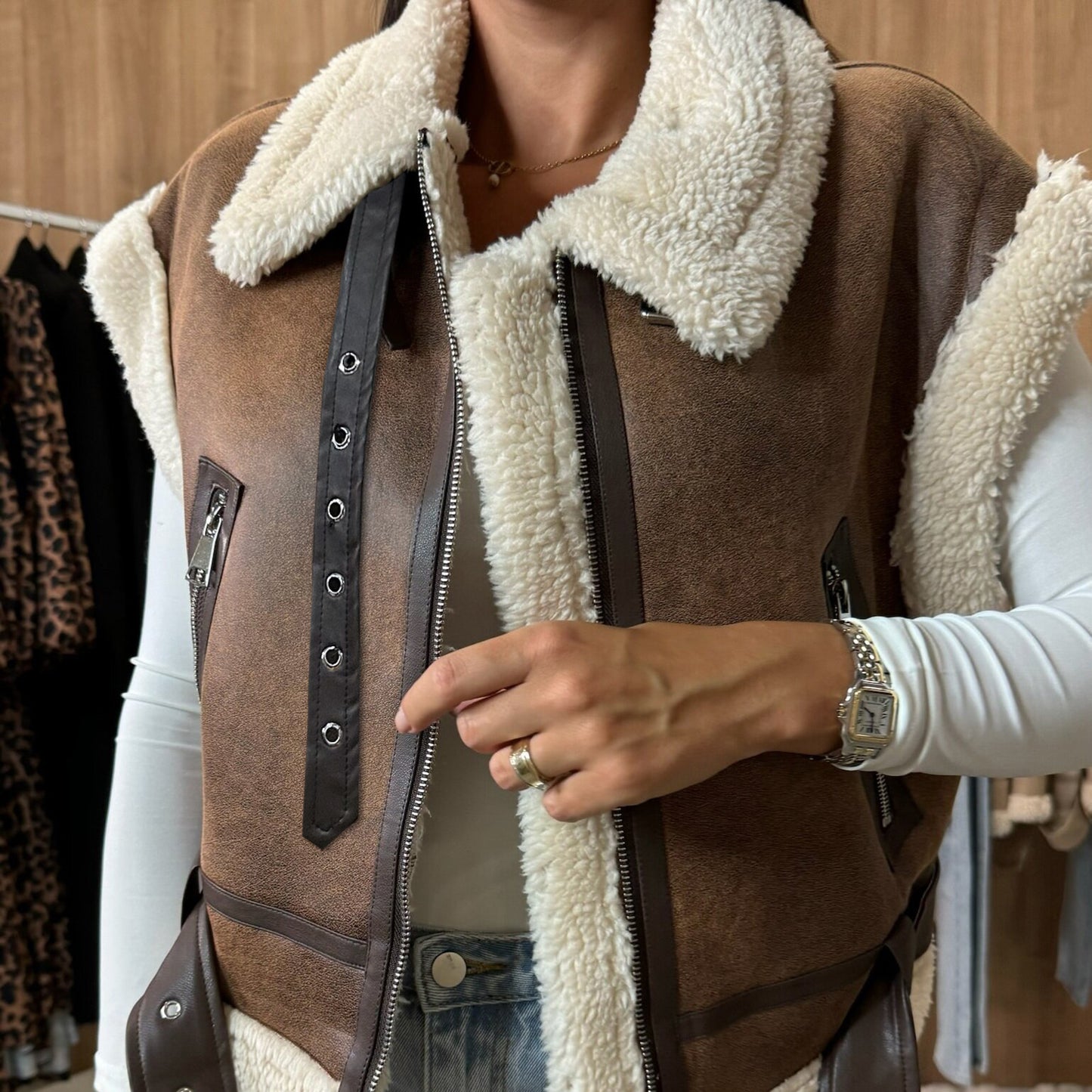 Chaleco Shearling Soft