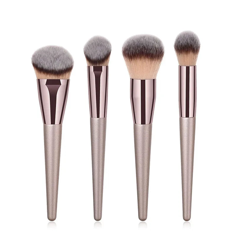 Brochas de Maquillaje Champagne (14 uds) - Lovelys
