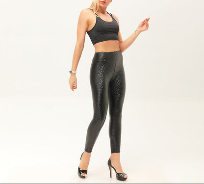 Leggings cuero cintura alta - Lovelys