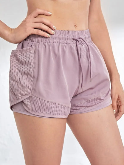 Shorts Deportivos Mujer · Cintura Alta y Tejido Transpirable - Lovelys