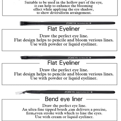 Juego de brochas de maquillaje profesionales de 15 piezas. - Lovelys