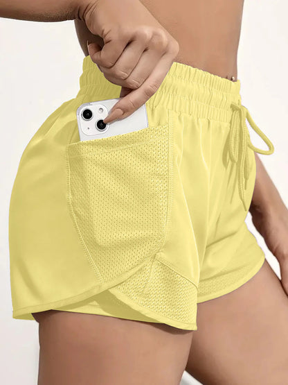 Shorts Deportivos Mujer · Cintura Alta y Tejido Transpirable - Lovelys