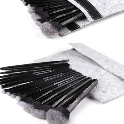 Juego de brochas de maquillaje profesionales de 15 piezas. - Lovelys