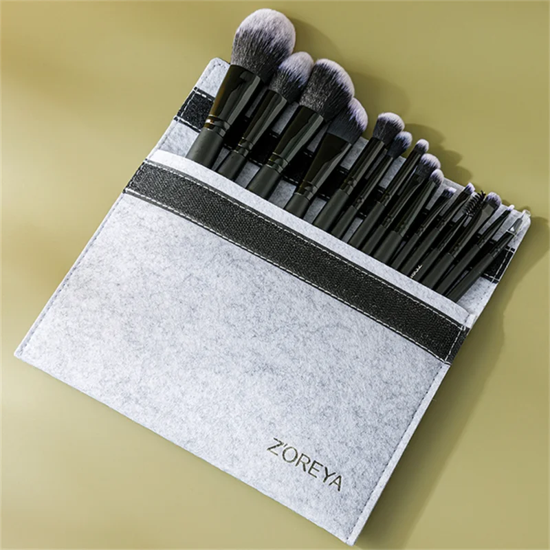 Juego de brochas de maquillaje profesionales de 15 piezas. - Lovelys