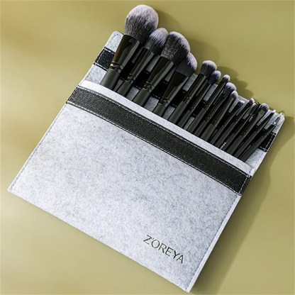 Juego de brochas de maquillaje profesionales de 15 piezas. - Lovelys