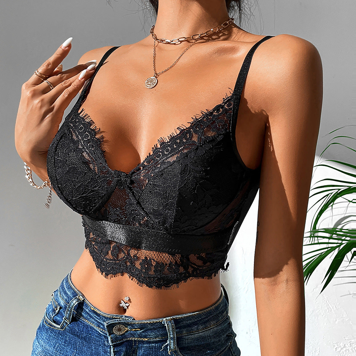 Bralette de Encaje Midnight Lace