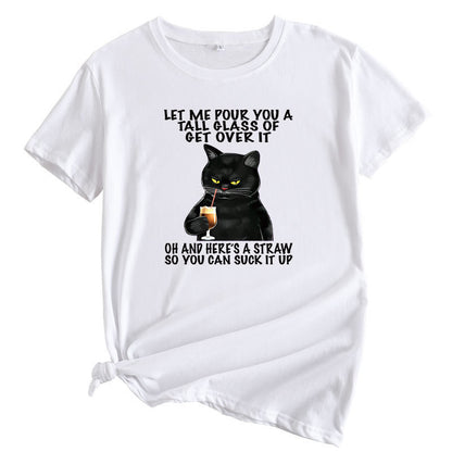 Camiseta estampado gato - Lovelys