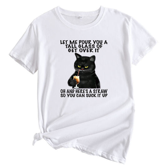 Camiseta estampado gato - Lovelys