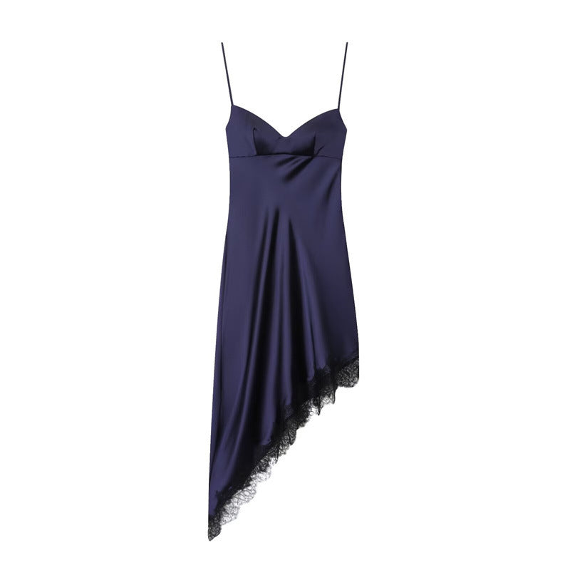 Vestido satinado “Midnight Elegance” - Lovelys