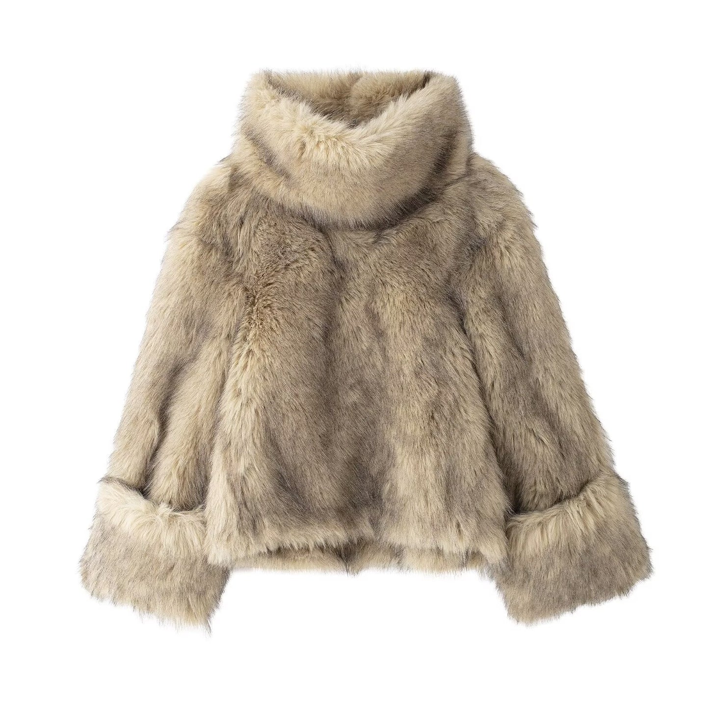 Chaqueta de pelo con capucha “Luxury Soft” – Estilo Glam Invernal - Lovelys