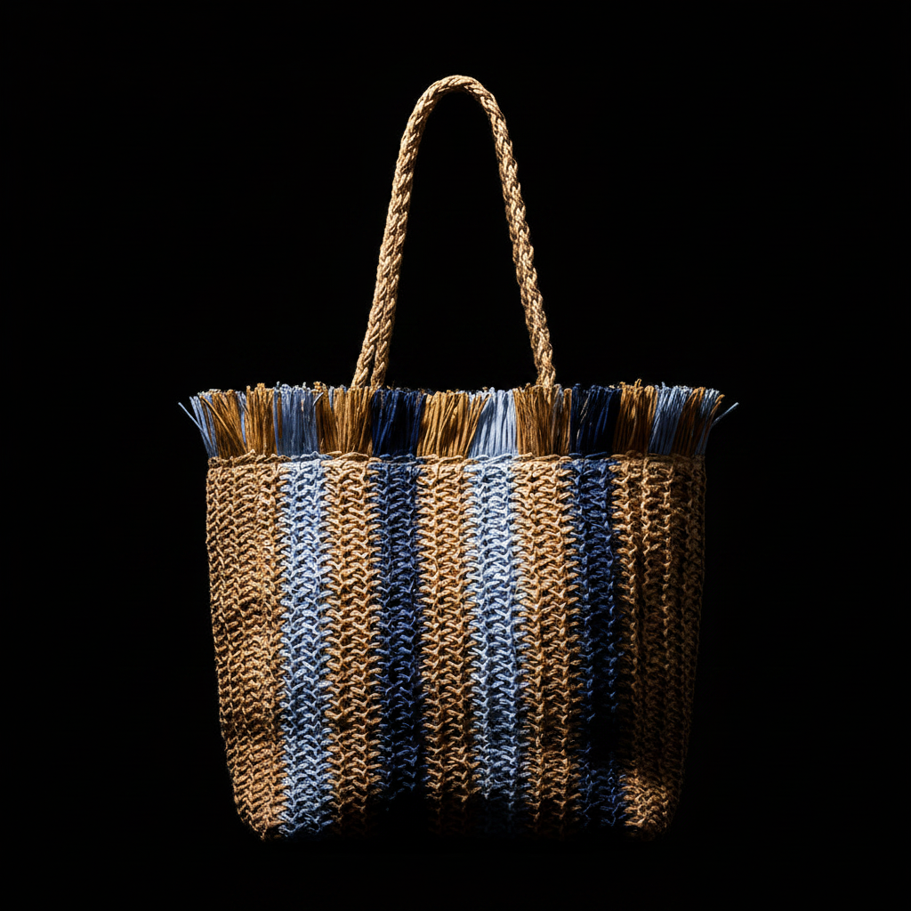 Bolso Mykonos – Azul fondo negro