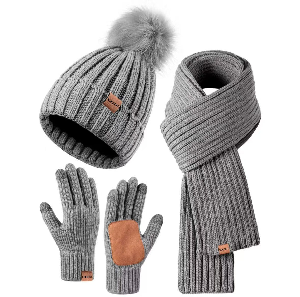 Conjunto Winter Cozy – Gorro, Bufanda y Guantes