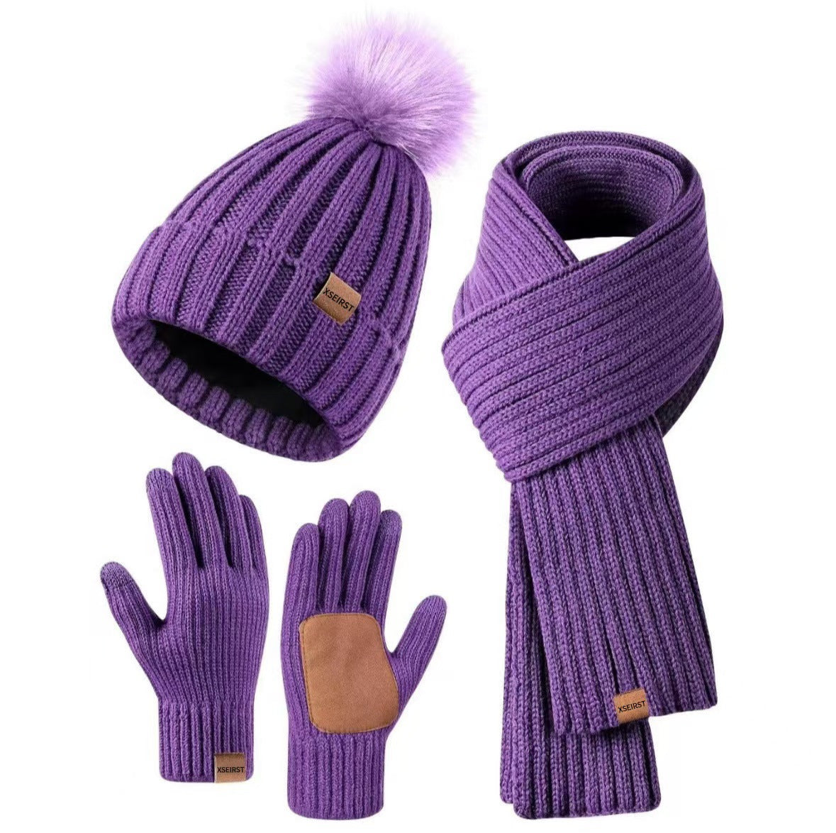 Conjunto Winter Cozy – Gorro, Bufanda y Guantes