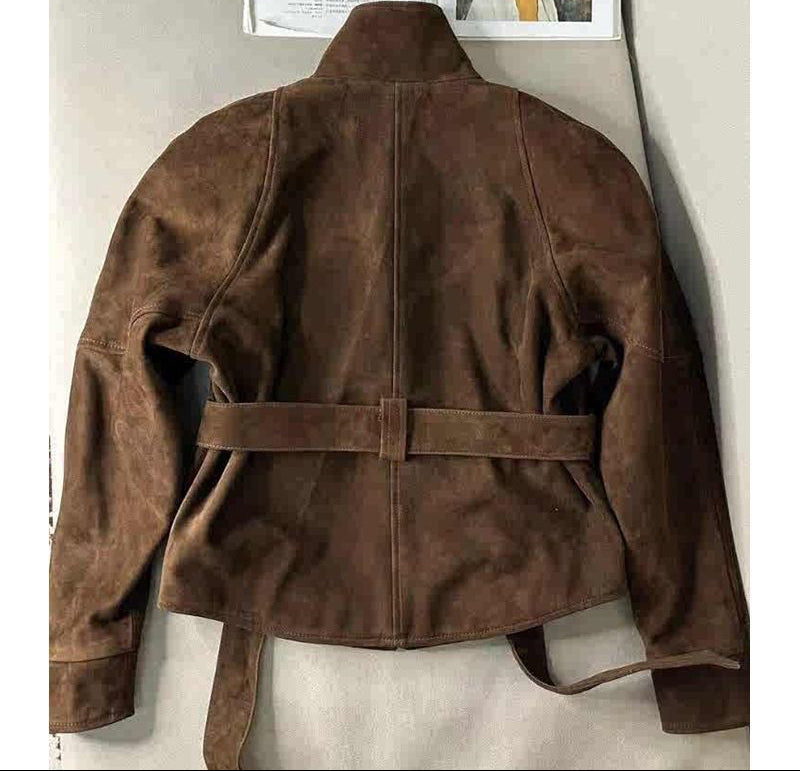 Abrigo de ante marrón - Lovelys