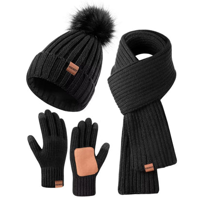 Conjunto Winter Cozy – Gorro, Bufanda y Guantes
