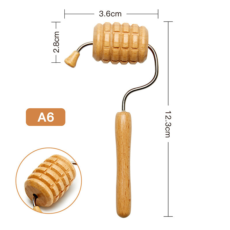 Masajeador facial Maderoterapia Rodillo facial Mini. - Lovelys