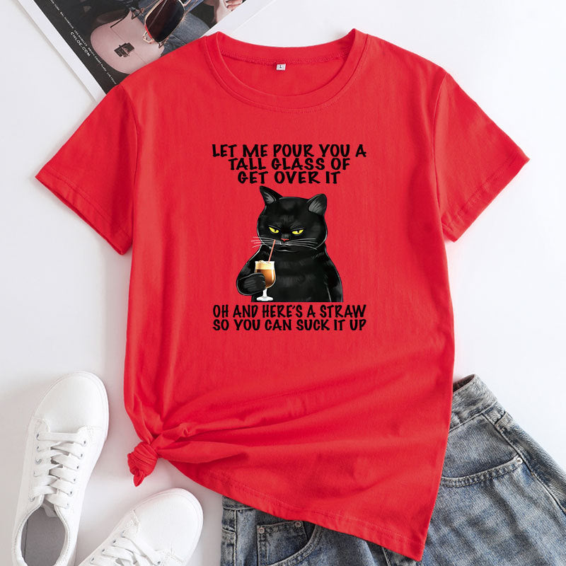 Camiseta estampado gato - Lovelys