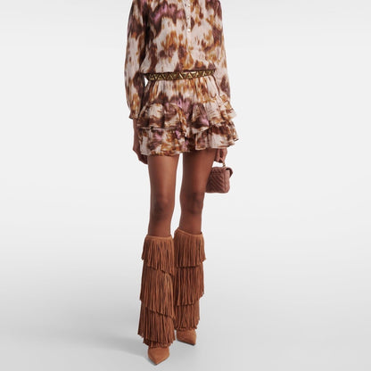 Botas Flecos Boho Chic - Lovelys