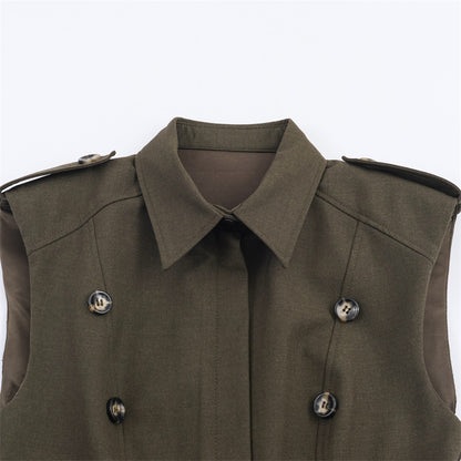 Vestido “Military Chic” con botones - Lovelys